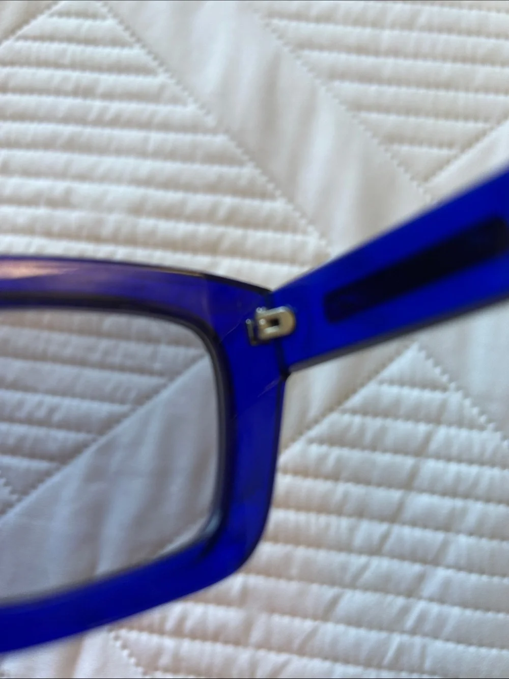 Bold Cobalt Blue women’s Rectangular Sunglasses